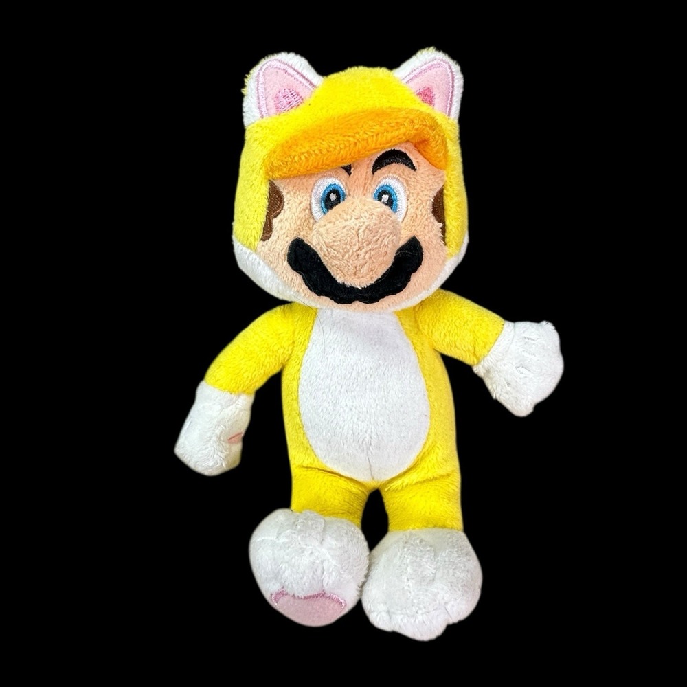 Super Mario 3D Cat Mario Plush